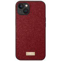Sulada husă elegantă strălucitoare pentru iPhone 14 Plus - roșu