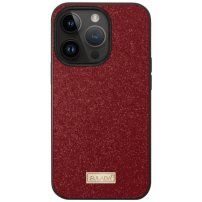 Sulada husă elegantă strălucitoare pentru iPhone 14 Pro Max - roșu