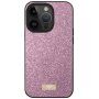 Sulada husă elegantă strălucitoare pentru iPhone 14 Pro Max - roz