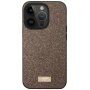 Sulada husă elegantă strălucitoare pentru iPhone 14 Pro Max - maro