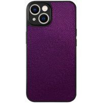 Husă sclipitoare din piele PU pentru iPhone 14 Plus - violet