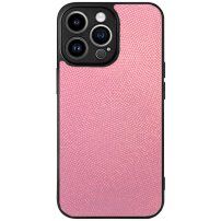 Husă sclipitoare din piele PU pentru iPhone 14 Pro - roz