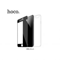Carcasă şi sticlă HOCO Light, pentru iPhone 6 / 6S - negru