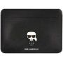 Karl Lagerfeld Saffiano Ikonik husă pentru iPad Pro 12,9" / MacBook până la 14" - negru