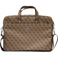 Guess 4G Triangle Logo geantă pentru MacBook până la 16" - maro