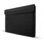 FIXED Oxford husă din piele cu matlasare pentru MacBook Air 13" (A1237 / A1304 / A1369 / A1466) - negru
