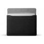 FIXED Oxford husă din piele cu matlasare pentru MacBook Air 13" (A1237 / A1304 / A1369 / A1466) - negru
