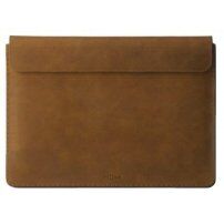 FIXED Oxford husă din piele cu matlasare pentru MacBook Pro 16" (A2141 / A2485 / A2780 / A2991) - maro