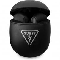 Căști wireless Guess True Wireless Triangle Logo pentru Dispozitive Apple - negru