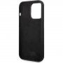 Karl Lagerfeld Choupette husă din silicon pentru iPhone 14 Pro - negru
