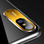 Carcasă transparentă TOTUDESIGN, cu protecţie fotoaparat, pentru iPhone XS Max