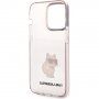 Karl Lagerfeld IML Choupette NFT husă transparentă pentru iPhone 14 Pro Max - roz