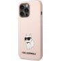 Karl Lagerfeld Choupette NFT husă din silicon pentru iPhone 13 Pro Max - roz