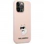 Karl Lagerfeld Choupette NFT husă din silicon pentru iPhone 13 Pro Max - roz
