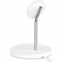 BELKIN BOOST CHARGE PRO 2în1 stand de încărcare 15W cu MagSafe pentru iPhone / Airpods - alb