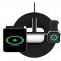 BELKIN BOOST CHARGE PRO 3în1 stație de încărcare 15W cu MagSafe - negru