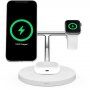 BELKIN BOOST CHARGE PRO 3în1 stație de încărcare 15W cu MagSafe - alb