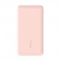 BELKIN BOOST CHARGE Powerbank cu 2 porturi USB / USB-C - 10 000 mAh - ,roz