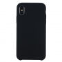 Carcasă Liquid, din silicon, pentru iPhone XS Max - negru