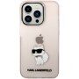 Karl Lagerfeld IML Choupette NFT husă transparentă pentru iPhone 14 Pro Max - roz