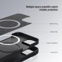 NILLKIN CamShield Silky Magnetic husă din silicon cu MagSafe pentru iPhone 14 Plus - negru