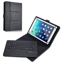 Husă cu tastatură, pentru iPad 9,7" (2017/2018) / Pro 9,7" / Air 1 / 2 - negru