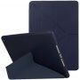 Husă cu stativ origami, pentru iPad 10,2" (2019-2021) - albastru inchis