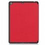 Husă din piele PU, cu spațiu pentru Apple Pencil și funcție de adormire, pentru iPad 10,2" (2019-2021) - roșu