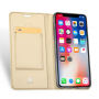 Husă flip DUX DUCIS, pentru iPhone XR - auriu