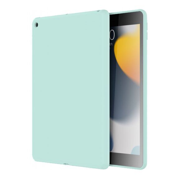 MUTURAL husa din silicon mat pentru iPad 10,2" (2019-2021) - turcoaz
