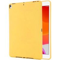 Husă din silicon mat pentru iPad 10,2" (2019-2021) / Air 3 (2019) / Pro 10,5" - galben
