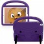 Husă din spumă, cu stativ, pentru copii, pentru iPad 10,2" (2019-2021) - violet