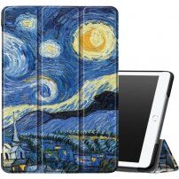 Husă flip cu stativ, pentru iPad 10,2" (2019-2021) - Noapte cu stele