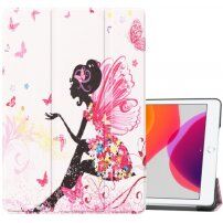 Husă cu funcție sleep, pentru iPad 10,2" (2019-2021) - zâna fluturilor
