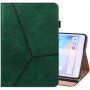 Carcasă din piele PU cu sport și spațiu pentru carduri pentru iPad 10,2" (2019-2021) / Air 3 (2019) / Pro 10,5" - verde inchis