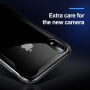 Carcasă transparentă BASEUS Armor, cu ramă, pentru iPhone XR - negru