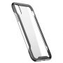 Carcasă transparentă BASEUS Armor, cu ramă, pentru iPhone XR - negru