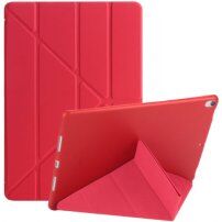Husă cu stativ origami, pentru iPad Air 3 (2019) / Pro 10,5" - roșu