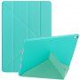 Husă cu stativ origami, pentru iPad Air 3 (2019) / Pro 10,5" - turcoaz