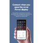 JOYROOM JR-T03S căști wireless cu încărcare wireless, pentru dispozitive Apple – albe