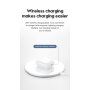 JOYROOM JR-T03S căști wireless cu încărcare wireless, pentru dispozitive Apple – albe