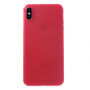 Carcasă ultra subţire din plastic, pentru iPhone XS Max - roşu