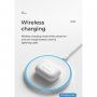 JOYROOM JR-T03S Pro căști wireless cu încărcare wireless, pentru dispozitive Apple - alb