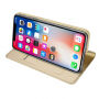 Husă flip DUX DUCIS, pentru iPhone XS Max - auriu