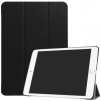 Husă din piele PU, cu funcție de adormire, pentru iPad 9,7" (2017/2018) - negru