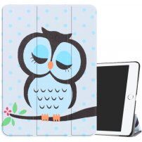 Husă cu funcție sleep, pentru iPad 9,7" (2017/2018) - bufniţă dormind