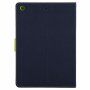 Husă GOOSPERY, cu textură şlefuită pentru iPad Air 2 / Pro 9,7" - albastru inchis