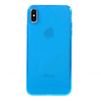 Carcasă din plastic moale, pentru iPhone XS Max - albastru