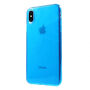 Carcasă din plastic moale, pentru iPhone XS Max - albastru