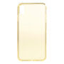 Carcasă din plastic moale, pentru iPhone XS Max - auriu